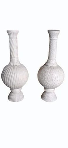 Vase en os incrusté fait main, écologique, design moderne, pot de fleurs, taille et couleur personnalisées pour la décoration intérieure et les mariages - Product Image 6