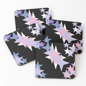 Celebrate Modern Luxury Design Vibrant Handmade Wood Meena Coaster <b>Set</b> Featuring Traditional Pichwai Cow Motifs Eco-Friendly - Product Image 3