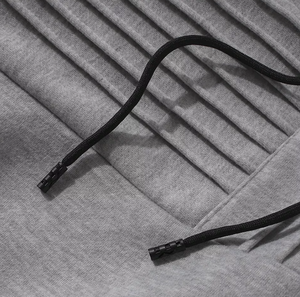 Sudaderas con capucha para hombre a precio económico, lisas, sin estampado, con logotipo personalizado, sudaderas con capucha para hombre al por mayor, ropa de invierno con forro polar cálido. - Product Image 3