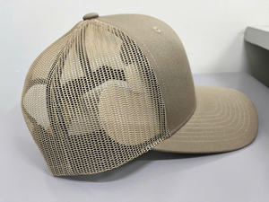 Trucker <b>Caps</b> 6-Panel Plastic Fashion in Vietnam Casual Travel Outdoor Performance Mesh Back Closure Slightly Curved Injae Vina - Product Image 3