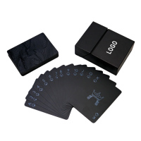 Cartes à jouer de casino en PVC brillant, personnalisées avec logo, recyclables, 100 % jet d'encre, pour promotion, vente en gros