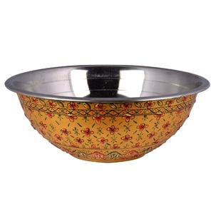 Bol de service en métal doré, design artisanal, pour chocolat, fruits secs, à prix raisonnable - Product Image 4