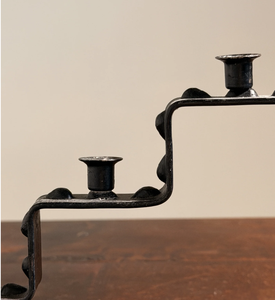 Modern <b>Black</b> Metal Seven Arm Candle Holder Decorative Taper <b>Candlestick</b> Candelabra Table Centerpiece Home Decor - Product Image 4