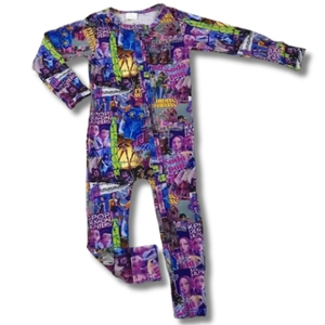 Combinaisons en bambou pour bébé ZP, vente en gros, mignonnes, courtes, fermeture éclair bidirectionnelle, unisexe, imperméables, écologiques, taille/couleur aléatoire pour enfants HUNAR - Product Image 4