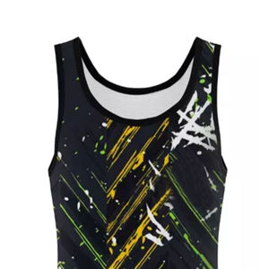 Singletes de Lucha Unisex 2026 Personalizados de Primera Calidad con Diseño Superior, Correa Ajustable de Poliéster, Manga Corta, Transpirables y de Secado Rápido - Product Image 5