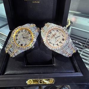 Reloj Deportivo de Lujo Personalizado con Incrustaciones de Diamantes para Hombre y Mujer, Automático, Mecánico, Estilo Hip Hop, VVS, Color D, Moissanita, Relojes de Diseñador - Product Image 2