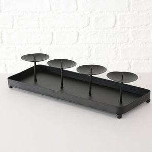 Wrought Iron Tabletop <b>Candelabra</b> Unique Design Metal Candlestick Holder Home Hotel Wedding - Product Image 5
