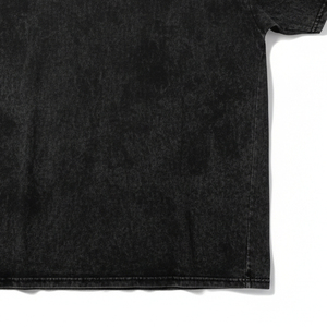 เสื้อยืดโอเวอร์ไซส์สีขาวดำเรียบง่าย ผ้าฝ้าย 100% นุ่ม ระบายอากาศดี ใส่สบายทรงหลวม แขนสั้น เสื้อยืดลำลองสำหรับผู้ชาย - Product Image 2