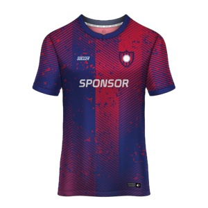 Maillot de football/golf personnalisé à manches courtes avec logo imprimé par sublimation pour homme – Idéal pour événements, publicité, uniformes de club - Product Image 3