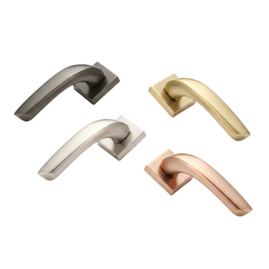 Premium Brass Door <b>Handle</b> Set with Mortise <b>Lock</b> | Luxury Lever <b>Handles</b> for Interior Doors | Stylish Hardware for Hotel Interiors - Product Image 1