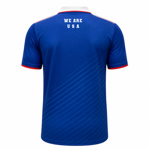 Camiseta de Fútbol Estilo Copa América 2026, Azul Polo, para Fanáticos - Product Image 2