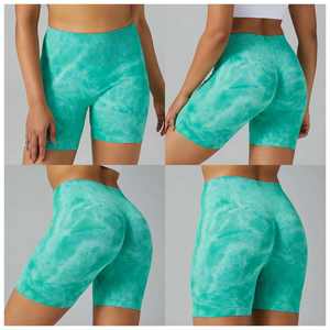 Leggings Deportivos de Punto Rosa para Mujer, Cintura Media, Elásticos, para Gimnasio y Fitness - Product Image 2