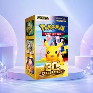กล่องบูสเตอร์การ์ดสะสมโปเกมอนเกาหลี M6a ฉลองครบรอบ 30 ปี สำหรับนักสะสมและผู้ขายออนไลน์ - Product Image 2