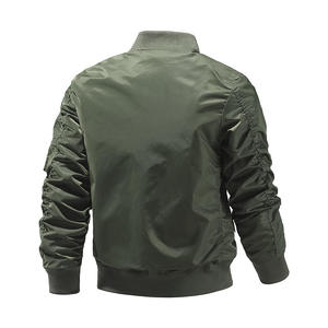 Chaqueta Bomber de Diseño Personalizado de Fábrica, Nueva Llegada, Mangas Largas, Ropa Deportiva, Chaqueta Bomber a Precio Económico - Product Image 5