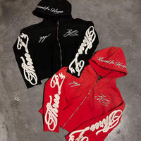 Survêtement Homme Streetwear Personnalisé 100% Coton Brodé et Patché, Coupe Courte, Effet Délavé, Coupe Ample Évasée