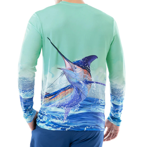 เสื้อผ้ากีฬาแบบสั่งทำพิเศษ ปี 2026 แบบซับลิเมชั่น แขนยาว ขนาดสั่งทำได้ 100% โพลีเอสเตอร์ คุณภาพสูง สำหรับตกปลา - Product Image 2