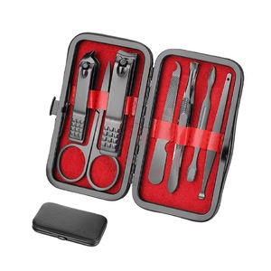 Ensemble de coupe-ongles en acier inoxydable professionnel classique de haute qualité, durable, portable, 7 pièces, kit d'outils de manucure et de pédicure - Product Image 1