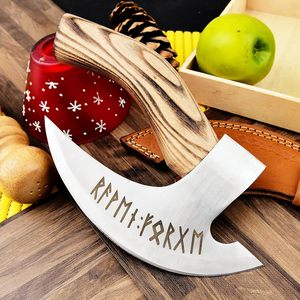 Nuevo Cortador de Pizza Vikingo 2026, el Mejor Regalo para Amantes de los Vikingos, Cuchilla de Hacha para Uso en la Cocina, Hoja de Acero Inoxidable, Mango Tallado a Mano en Madera de Fresno - Product Image 2