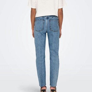 Jean évasé taille haute en denim extensible pour femme – Tendance, décontracté, confortable en coton – Vente en gros directe usine - Product Image 4