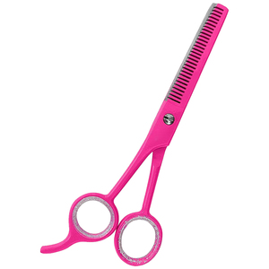 Ciseaux de Salon en Acier Inoxydable de Qualité Supérieure, Ciseaux à Effiler Rose pour Coiffeur, Ciseaux à Effiler Droitiers en Acier Inoxydable - Product Image 2
