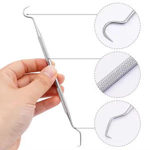 Kit d'outils d'hygiène dentaire, grattoir à tartre dentaire, détartreur, équipement dentaire, éliminateur de plaque dentaire, outil de nettoyage des dents, soin buccal, CE - Product Image 3