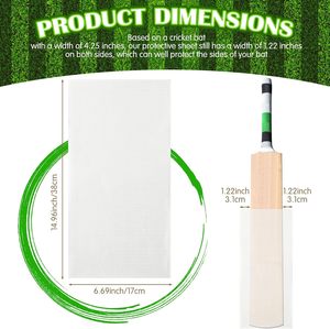 Durable <b>Cricket</b> <b>Bat</b> Protection <b>Tape</b> Self Adhesive Fiberglass Anti Crack <b>Bat</b> Edge Face Toe Protection High Quality Finish - Product Image 2