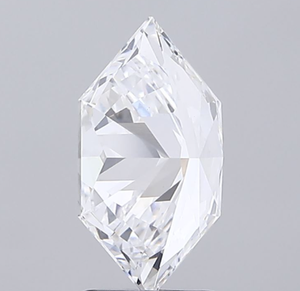 Diamant cultivé en laboratoire certifié IGI 2,45 CT, taille hexagonale, couleur D, clarté VS1, ROYAL GEMS, fabrication de bijoux, modèle 1 - Product Image 5
