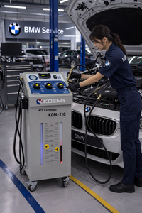 Máquina de Cambio de Fluido de Transmisión Manual KOENG KCM-210, con Garantía de 12 Meses, para Talleres de Servicio Automotriz - Product Image 2