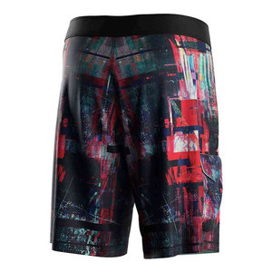 Shorts de Pesca para Hombre con Estampado por Sublimación, UPF 50, Secado Rápido, Poliéster, Patrón Negro y Rojo, Traje de Baño para Adultos - Product Image 2