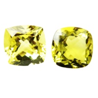 Nouvelles pierres précieuses PDM, quartz citron, forme coussin, taille facetée, pierres précieuses en vrac pour la fabrication de bijoux, bagues/boucles d'oreilles, provenant d'un grossiste indien
