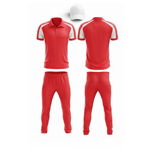Maillot et pantalon de cricket professionnels en sublimation |   Tenue complète d'équipe de cricket pour hommes, femmes et jeunes : polo et pantalon - Product Image 2