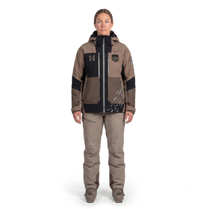 Veste de ski imperméable et coupe-vent pour femme, 3 couches, style alpin, pour snowboard, vêtement d'extérieur chaud pour l'hiver, fabriquée sur mesure - Product Image 1