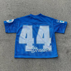 Camiseta Deportiva Oversize Corta para Hombre 2026, 220 Gramos, Estilo Urbano, con Estampado por Transferencia Térmica, Malla Transpirable, Tipo Jersey de Fútbol - Product Image 5