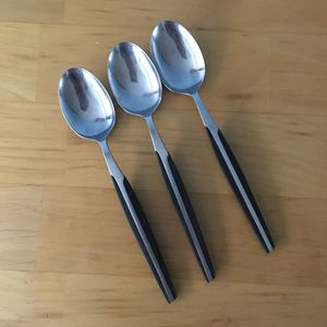 New <b>Mirror</b> Polished Wooden Handle Wedding Spoon From India Ideal for Tabletop Kitchenware Usage Hotel Ware Supplies Items - Product Image 1