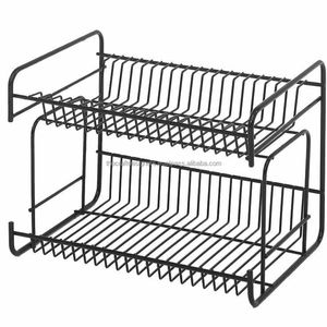 Escurridor de metal moderno artístico para uso en cocina con marco resistente y duradero y acabado superficial pulido - Product Image 3