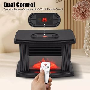 Stufa Elettrica Moderna con Effetto Fiamma e Bruciatore a Legna # Effetto Fiamma LED 3D # # Scatola di Riscaldamento # # Uso Domestico e Alberghiero # # Finitura in Vetro # # Display LED - Product Image 5