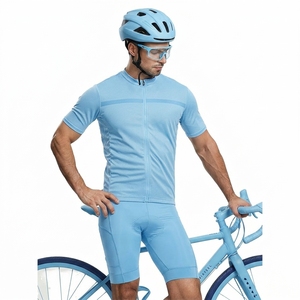 Ensemble de maillots de cyclisme personnalisés pour hommes et femmes, imprimés, à séchage rapide, antibactériens, respirants, à manches courtes, pour l'été, conception ODM, OE - Product Image 4