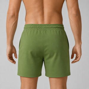 Shorts de sport pour hommes de haute qualité, respirants, à séchage rapide, écologiques, unis, sur mesure, décontractés, pour l'entraînement et le fitness, en solde - Product Image 5