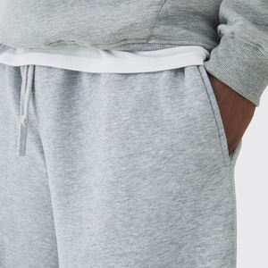 In Stock <b>Wholesale</b> Male Baggy Streetwear <b>Sweatpants</b> Blank Heavyweight <b>Flared</b> men's pants With Side Pockets Custom Logo - Product Image 6