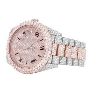 Lab Diamond Iced Out <b>Watch</b> Mechanical Wrist Analog <b>Watch</b> VVS Clarity Gift for Men Women Customized Moissanite <b>Watch</b> Jewellery - Product Image 1