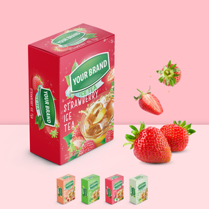 Poudre de thé en gros, saveur fruitée, personnalisée, 10g 15g par sachet, thé en gros 4-en-1, thé au lait banane matcha, poudre de banane - Product Image 5