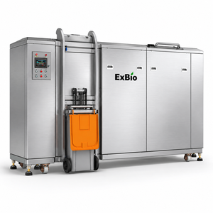 Broyeur de déchets alimentaires liquides à économie d'énergie pour les cuisines des écoles et des hôpitaux, traitement à haut volume, fonctionnement écologique en cuisine. - Product Image 6