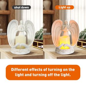 Portacandele Elettronico in Resina Stile Nordico, Lanterne e Vasi Decorativi per Soggiorno e Chiesa - Product Image 3