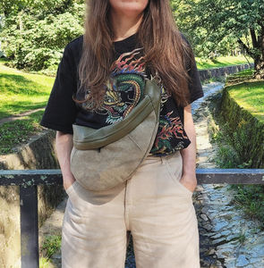 Sac bandoulière unisexe en toile cirée de haute qualité, sac de voyage, sac messager, imperméable, avec fermeture éclair, mode décontractée, vente en gros - Product Image 6