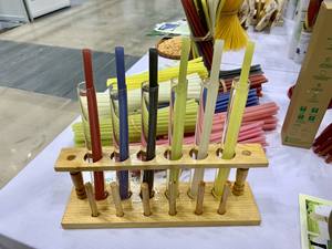 Tubo para Beber de Paja de Arroz Hecho con Ingredientes de Grado Alimenticio, Apto para Bebidas Frías y Calientes - Product Image 2