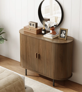 Cómoda de Madera Premium con Elegante Marco Marrón y Frentes Naturales, Amplio Almacenamiento para Sala de Estar y Dormitorio - Product Image 2