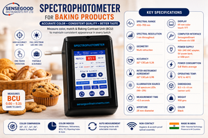 Spectrophotomètre universel Sensegood pour produits de boulangerie, mesure de la couleur BCU, analyseur de contrôle de la qualité alimentaire, garantie 1 an - Product Image 2