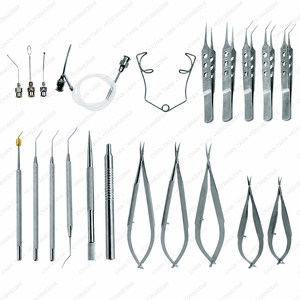 Kit complet d'instruments de chirurgie oculaire pour la cataracte en acier inoxydable OEM – Instruments médicaux microchirurgicaux ophtalmiques - Product Image 6