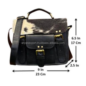 2025 personalizado al por mayor en Stock Bolso bandolera de piel de vaca para mujer bolsos cruzados de cuero genuino de alta calidad - Product Image 2
