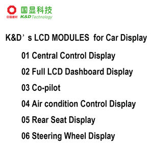 K & D Custom 12.3 "TFT IPS <span class=keywords><strong>LCD</strong></span> <span class=keywords><strong>Module</strong></span> 1920x720 Résolution 800 Nits Luminosité LVDS <span class=keywords><strong>I2C</strong></span> Écran tactile LED automobile à double écran - Product Image 6